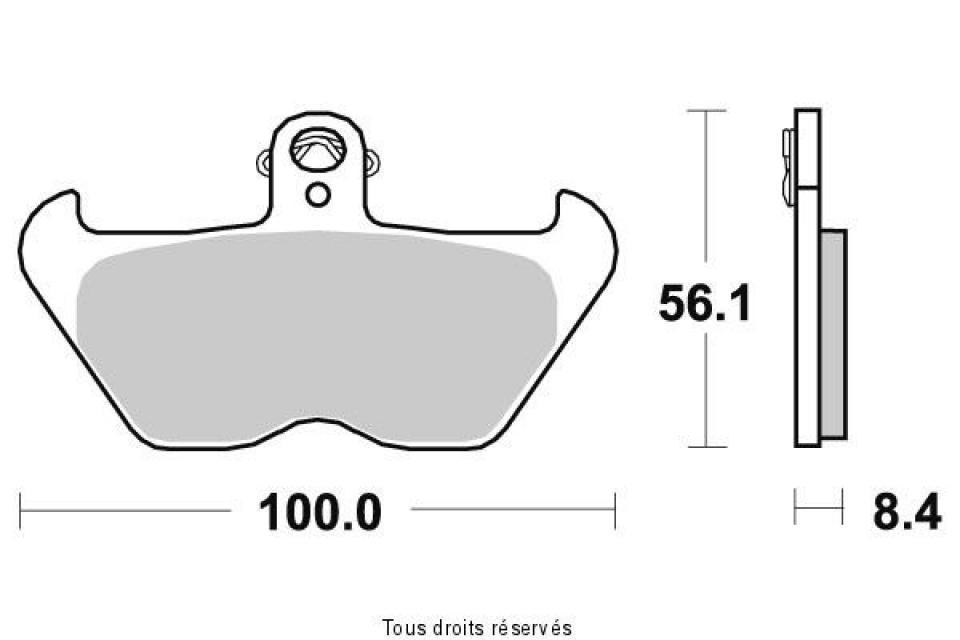 Plaquette de frein Vesrah pour Moto BMW 1100 R Rs Abs 1994 à 2001 AVG / AVD Neuf