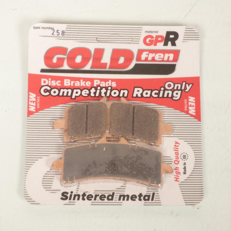 Plaquette de frein Gold Fren pour Moto BMW 1200 HP2 Sport 2008 à 2011 AVG / AVD Neuf