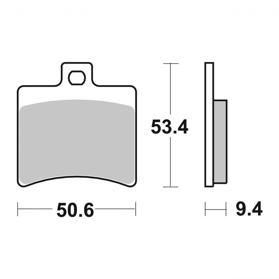 Plaquette de frein Brembo pour Scooter Aprilia 125 Atlantic 2003 à 2011 Neuf