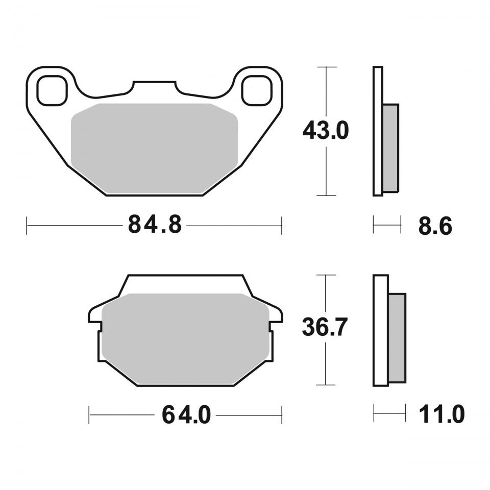 Plaquette de frein Brembo pour Auto Neuf