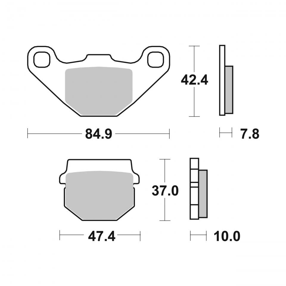 Plaquette de frein Brembo pour Auto Neuf