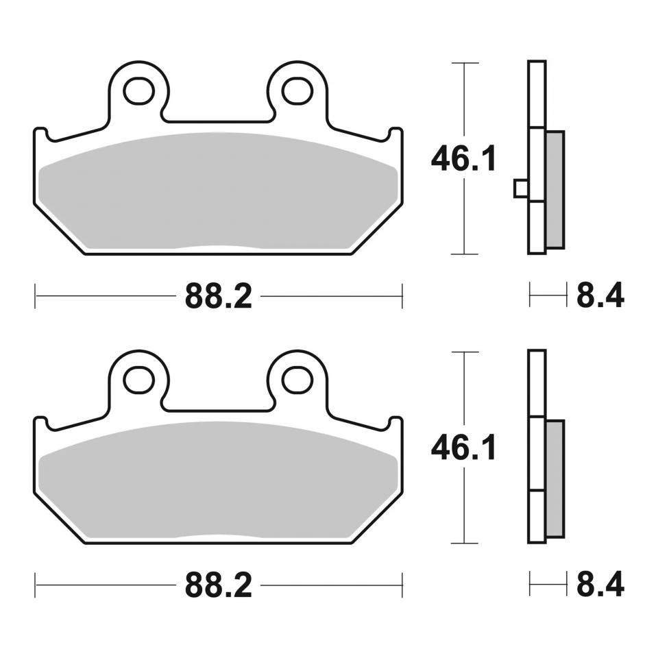 Plaquette de frein Brembo pour Auto Neuf