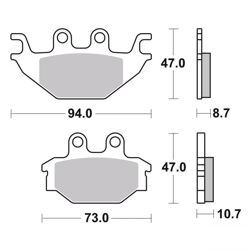 Plaquette de frein Brembo pour Auto Neuf