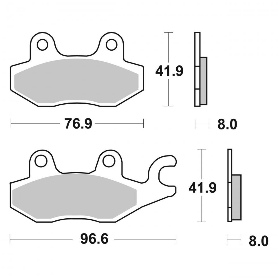 Plaquette de frein Brembo pour Auto Neuf
