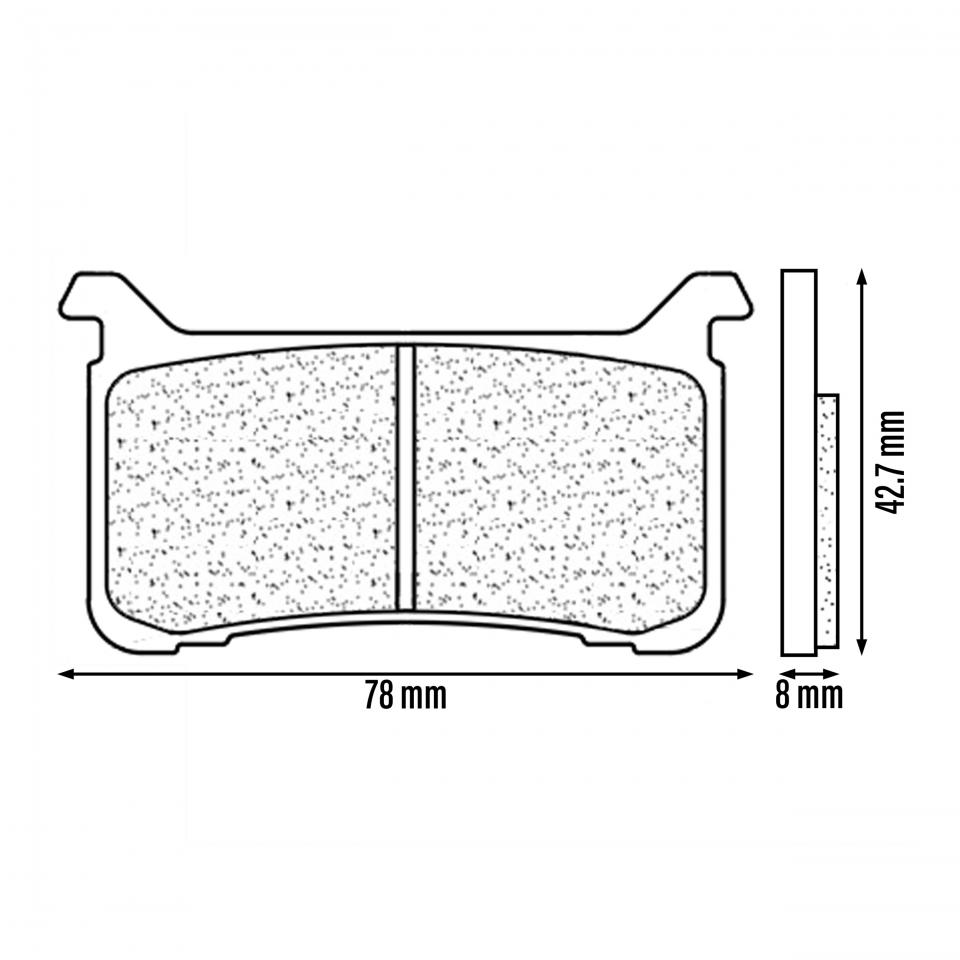 Plaquette de frein CL BRAKES pour Auto Neuf