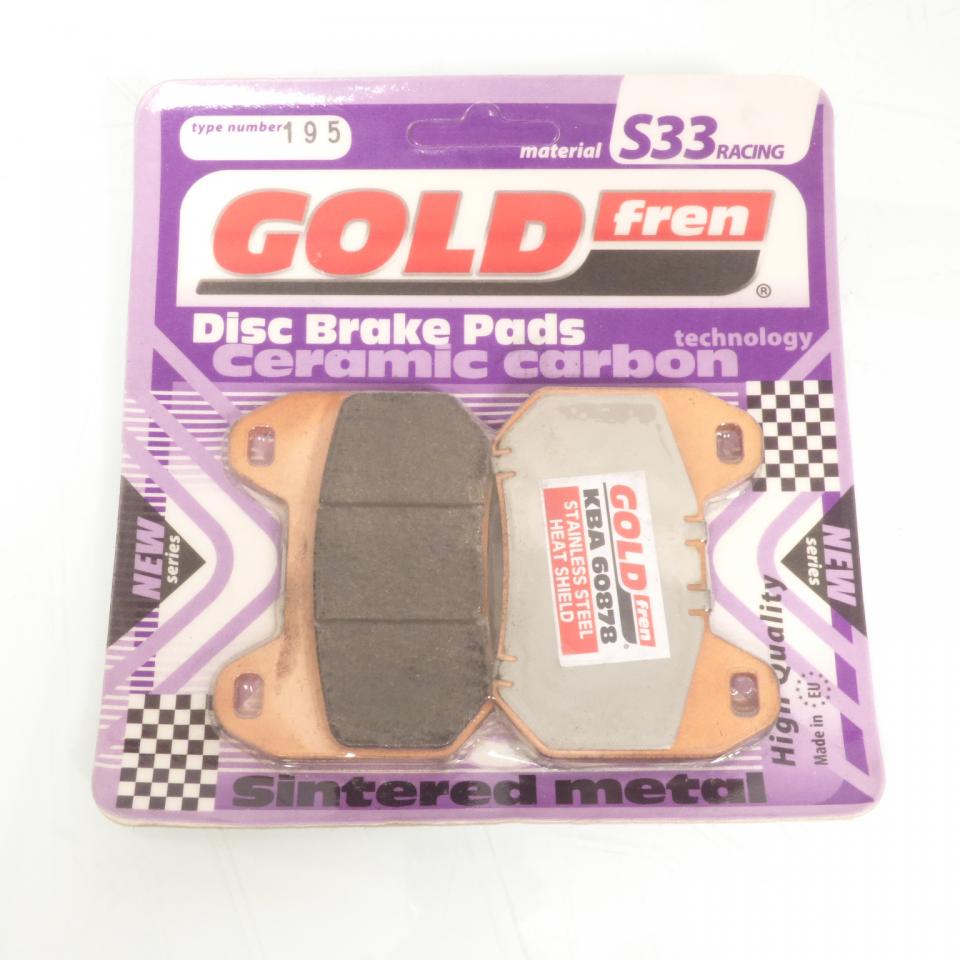 Plaquette de frein Gold Fren pour moto Buell 1200 XB-12SS Lightning Long 2006 à 2008 AVG Neuf