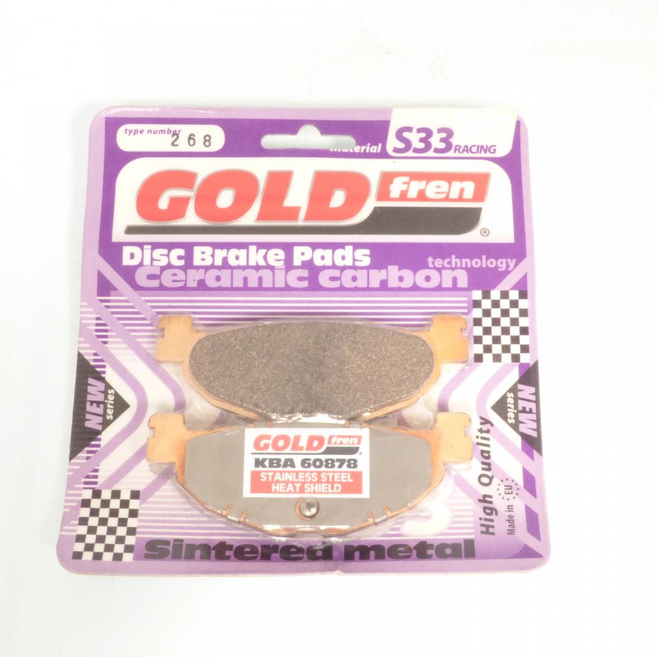 Plaquette de frein Gold Fren pour Scooter Yamaha 500 Xp T-Max Abs 2004 à 2011 AR Neuf