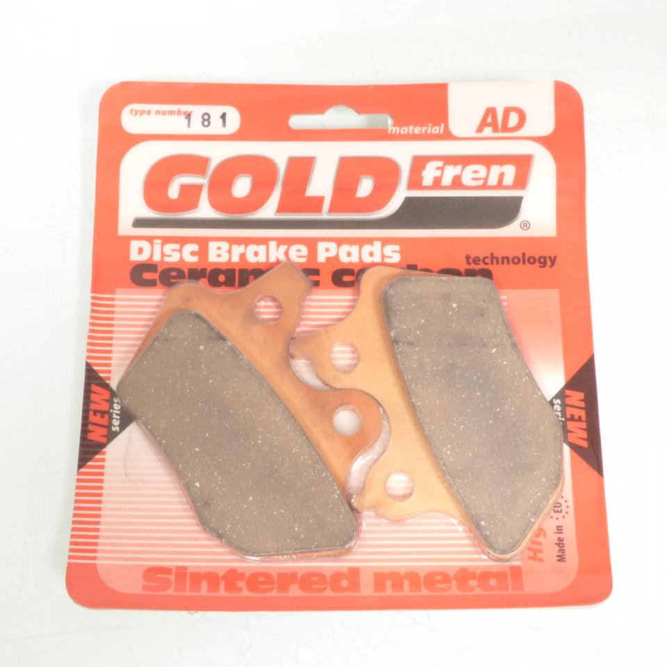 Plaquette de frein Gold Fren pour moto Harley Davidson 1450 Flh Series Touring 2000 à 2007 AVG / AVD / AR Neuf