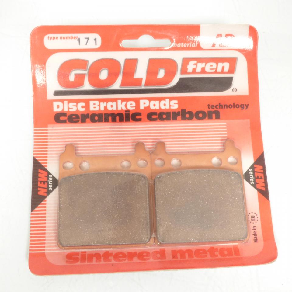 Plaquette de frein Gold Fren pour moto Honda 1000 GL Goldwing 1978 à 1979 ARG / K3/KZ Neuf