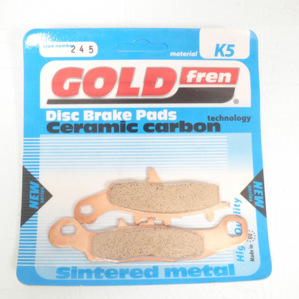 Plaquette de frein Gold Fren pour quad Kawasaki 450 Kfx R 2008 à 2014 AVG / KSF B8F/B9F/BAF/BBF/BCS/BDF/BEF Neuf