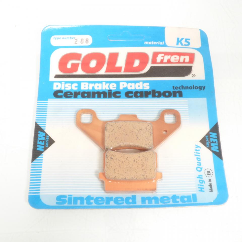 Plaquette de frein Gold Fren pour moto Motorhispania 125 Hard Road SM LC 2012 ARD Neuf
