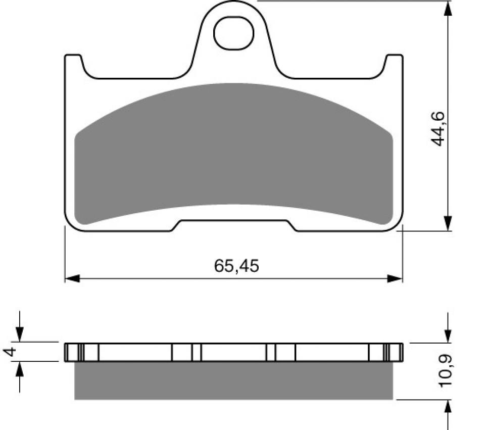 Plaquette de frein Gold Fren pour Quad CF moto 800 C Force 2 ATV 2014 à 2015 ARD Neuf