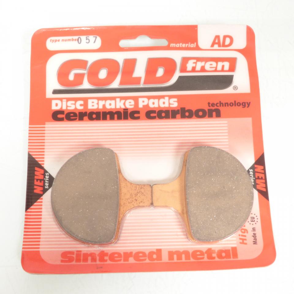 Plaquette de frein Gold Fren pour moto Harley Davidson 883 XLH Sportster 1985 à 1986 AVG / XL2/C560/1 Neuf