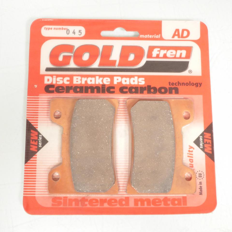 Plaquette de frein Gold Fren pour moto Yamaha 1000 Fzr Exup 1991 à 1993 AVG/AVD / Fourche USD Neuf