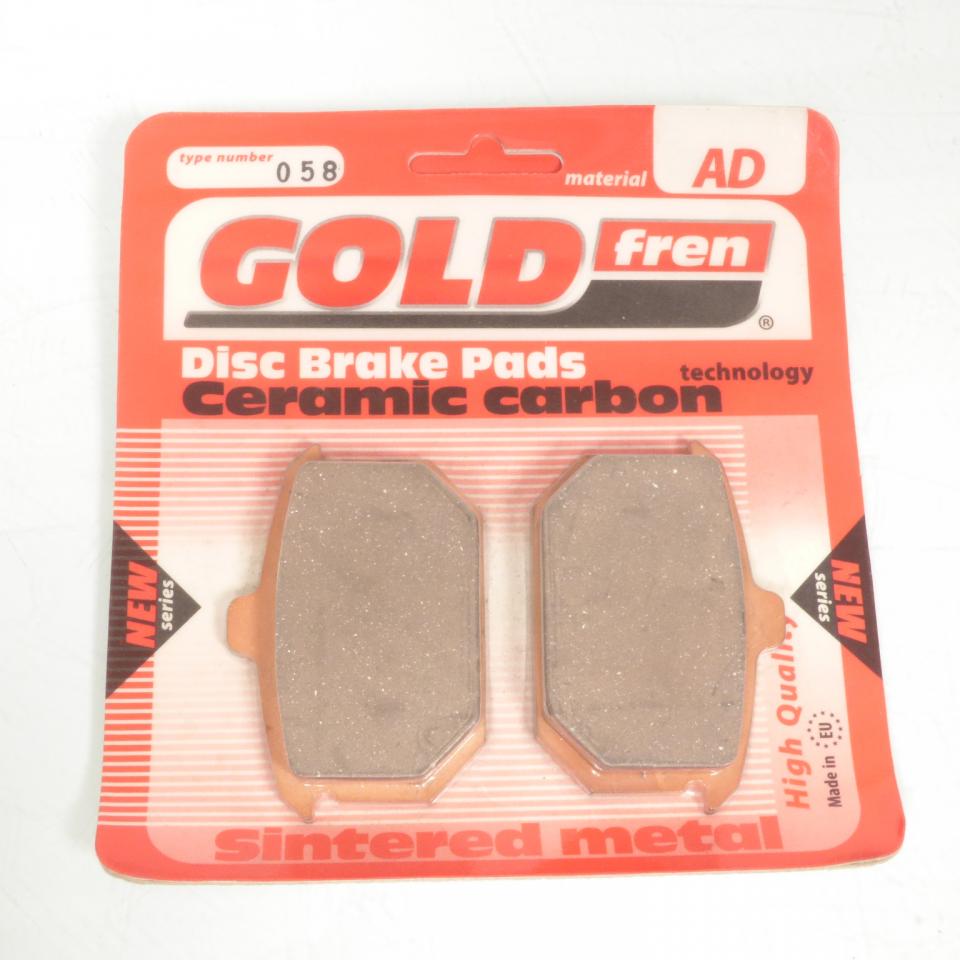 Plaquette de frein Gold Fren pour moto Harley Davidson 1340 Flht 1985 à 1986 AR Neuf