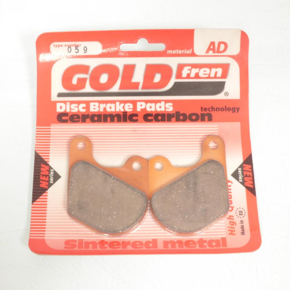 Plaquette de frein Gold Fren pour moto Harley Davidson 1340 Flth 1984 AVG / AVD Neuf