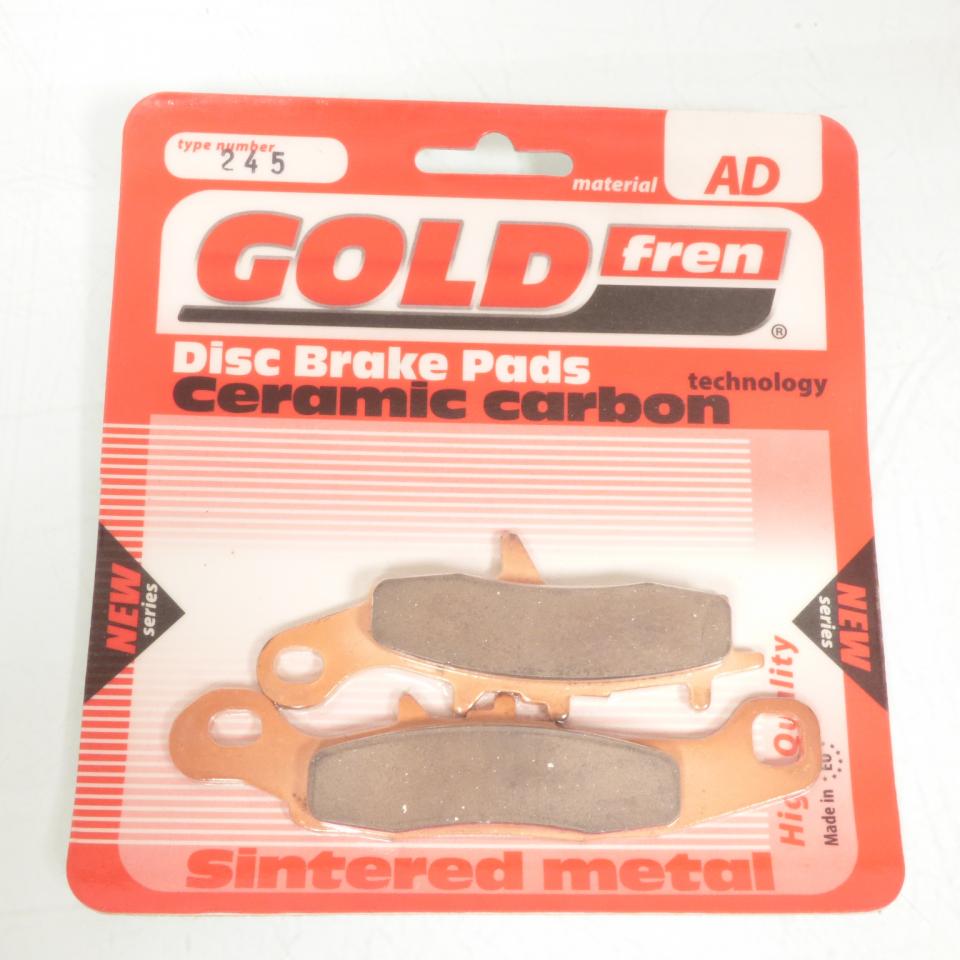 Plaquette de frein Gold Fren pour quad Kawasaki 450 Kfx R 2008 à 2014 AVG / KSF B8F/B9F/BAF/BBF/BCS/BDF/BEF Neuf