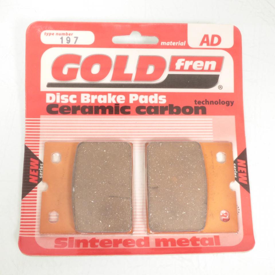 Plaquette de frein Gold Fren pour Moto Moto Guzzi 850 Le Mans Iii 1981 à 1984 ARD / Jantes 12 bâtons Neuf