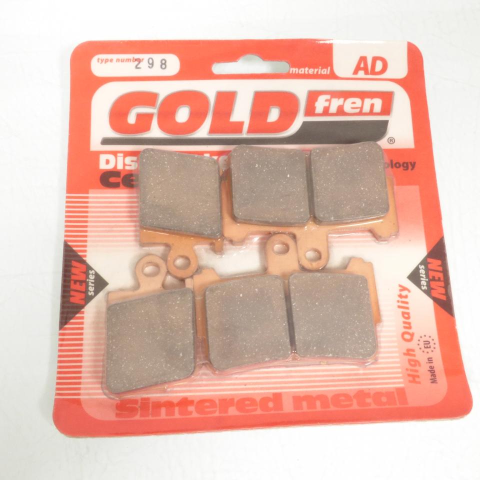 Plaquette de frein Gold Fren pour moto Honda 1200 VFR F 2010 à 2011 AVG / AVD Neuf