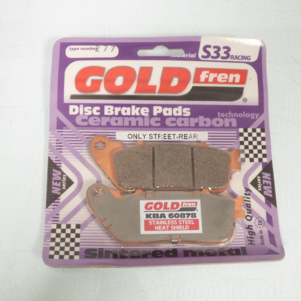 Plaquette de frein Gold Fren pour moto Honda 1000 Cb R 2008 à 2016 AR Neuf