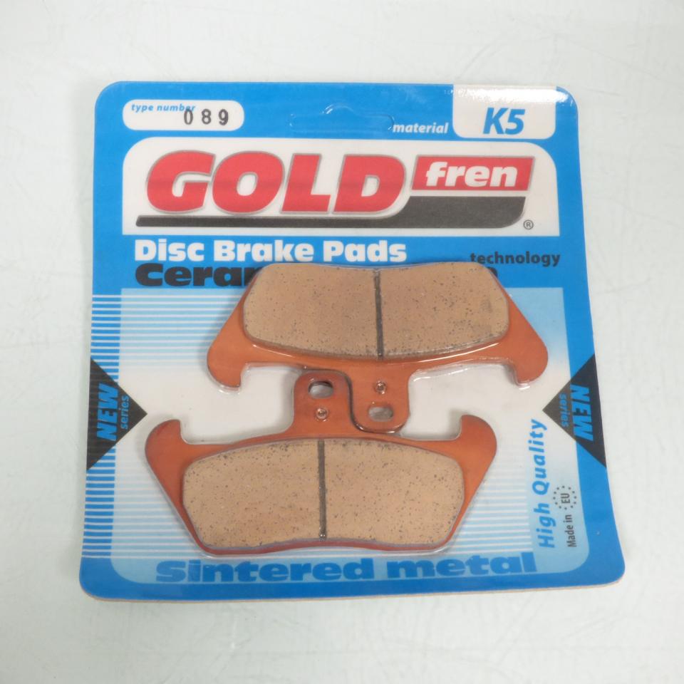 Plaquette de frein Gold Fren pour Moto Cagiva 125 Mito 1991 à 1992 AVG Neuf