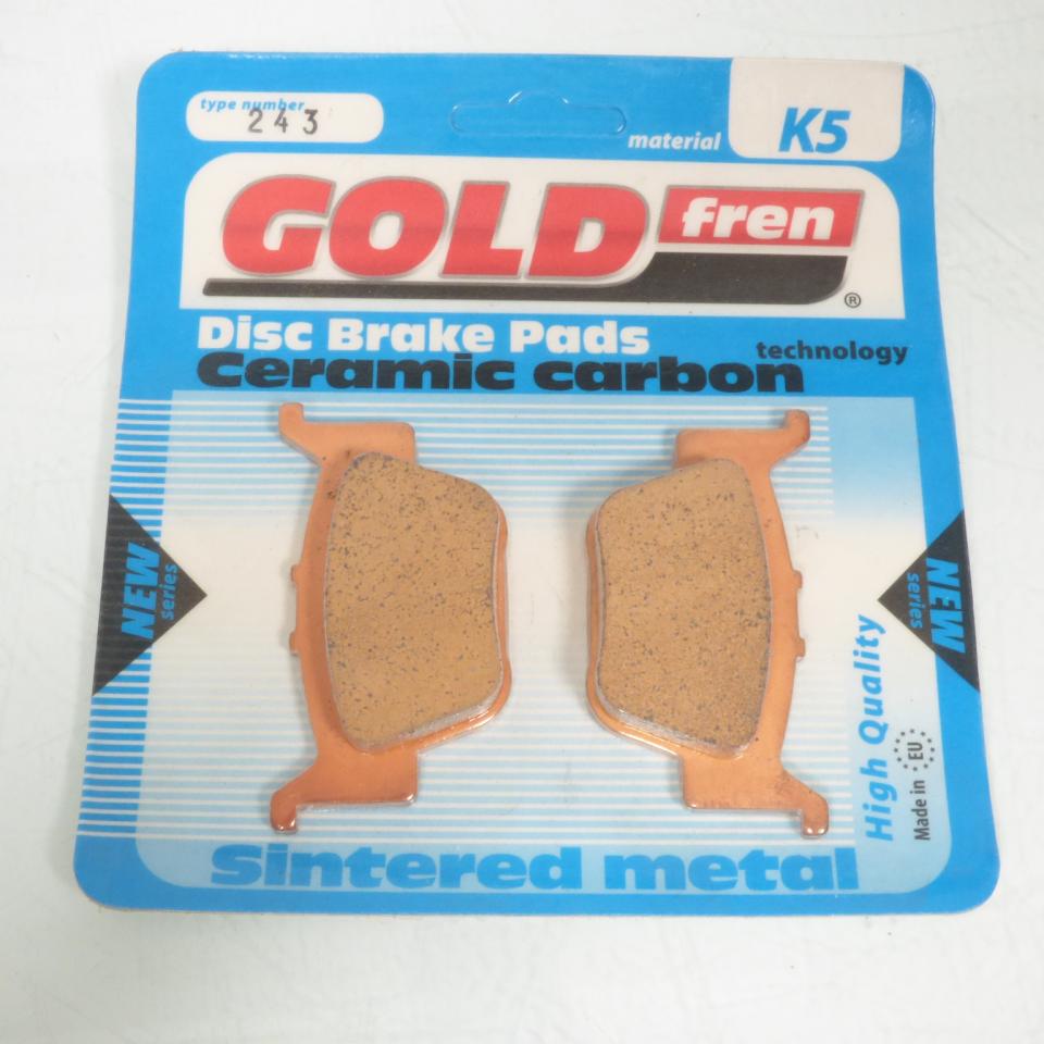 Plaquette de frein Gold Fren pour quad Honda 650 TRX FA 2003 à 2005 AR Neuf