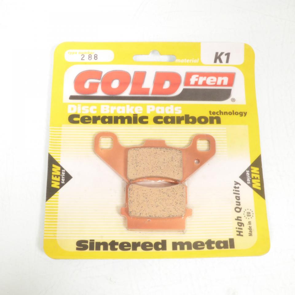 Plaquette de frein Gold Fren pour moto Motorhispania 125 Hard Road SM LC 2012 ARD Neuf