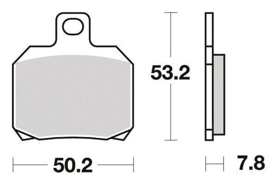 Plaquette de frein Ferodo pour Moto Cagiva 1000 Raptor 2000 à 2005 M200/M201 / AR Neuf