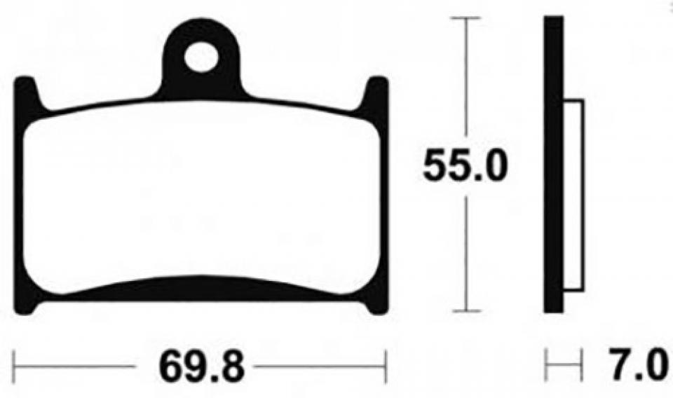 Plaquette de frein avant pour moto Suzuki 1200 Bandit 1997 à 2000 Tecnium MF214 Neuf