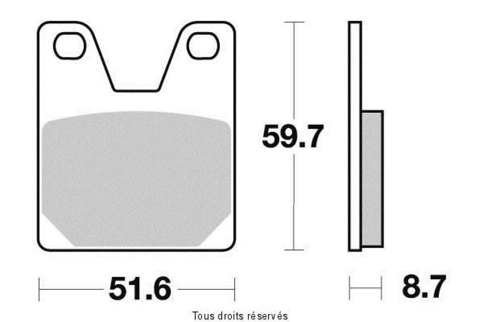 Plaquette de frein Vesrah pour Moto Yamaha 1000 R1 1998 à 2001 VD264JL Neuf