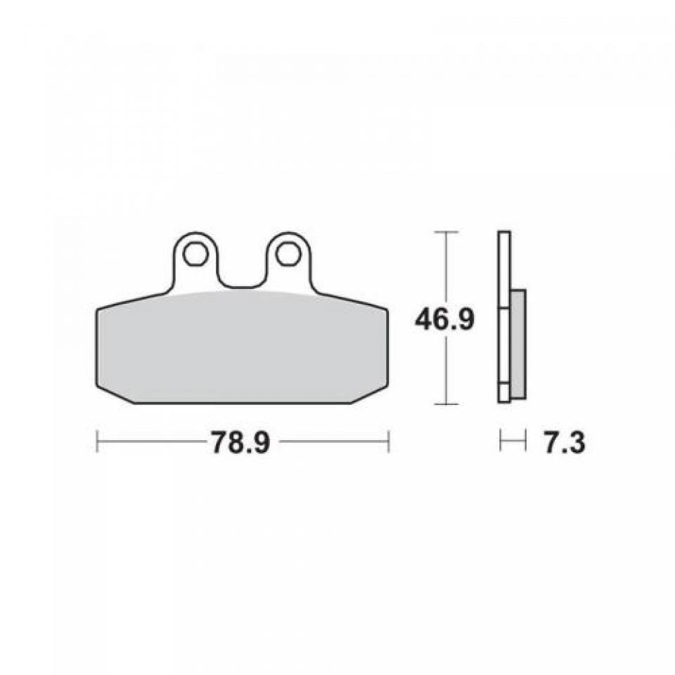 Plaquette de frein SBS pour Moto Cagiva 200 Roadster 1996 à 2001 588HF Neuf