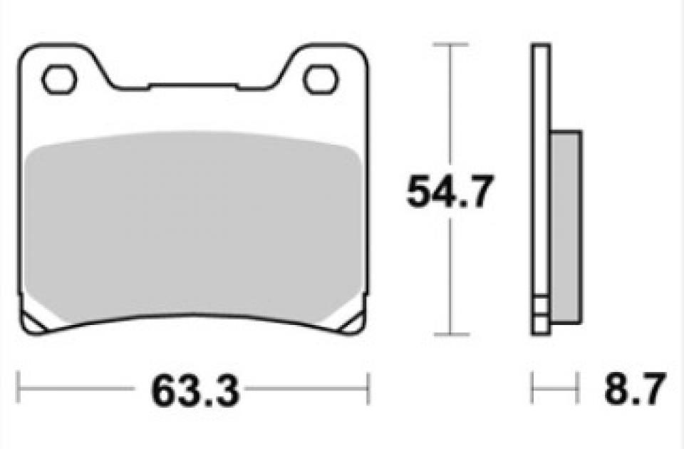 Plaquette de frein AP Racing pour Moto Yamaha 125 TZR 1989 à 1992 LMP155ST Neuf