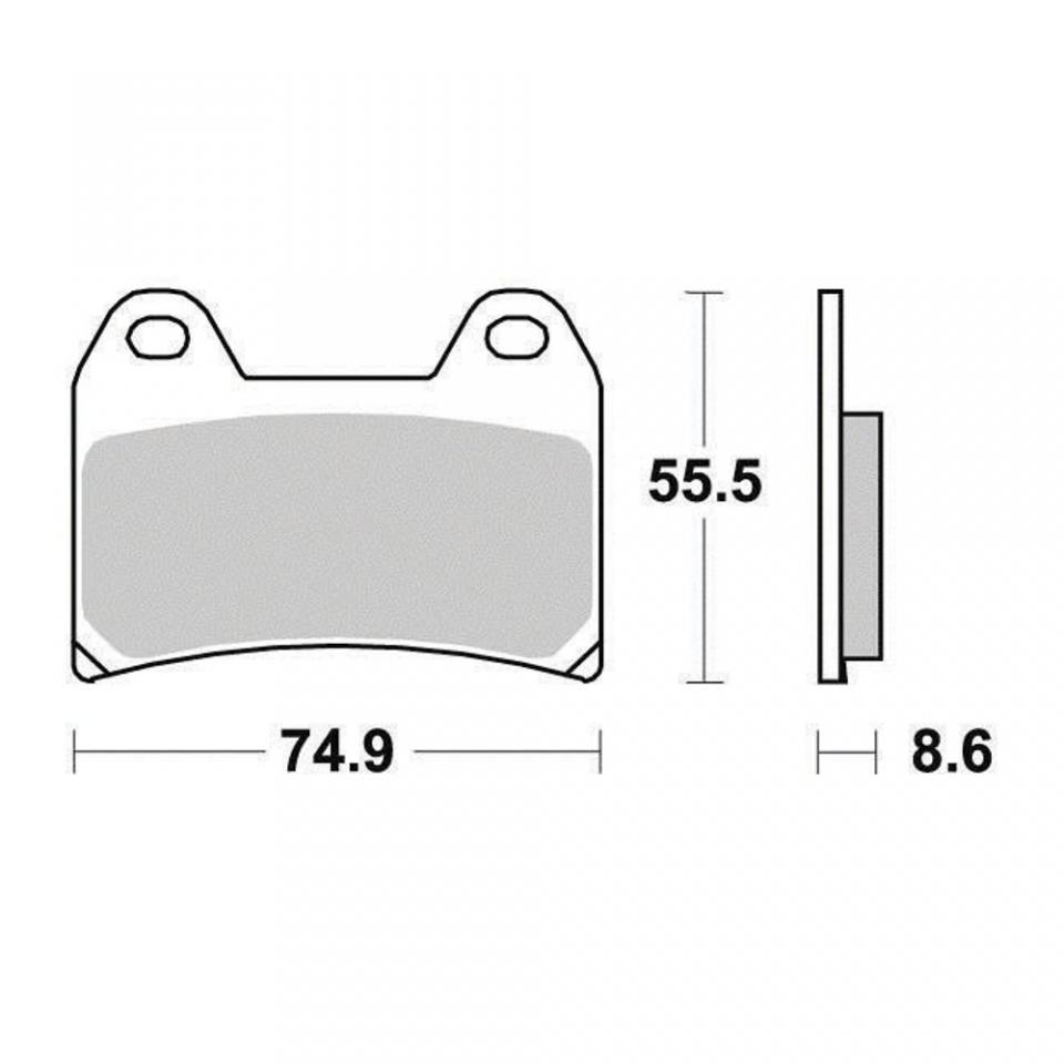 Plaquette de frein Sifam pour Moto Husqvarna 900 Nuda 2012 AVG / AVD Neuf