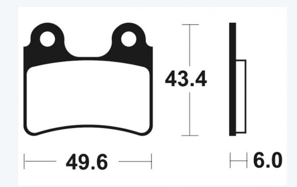 Plaquette de frein Bendix pour moto Gas gas 250 TXT PRO 1999-2012 MA302 Neuf