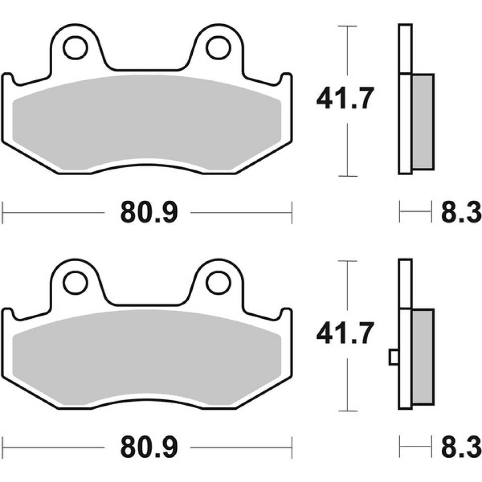 Plaquette de frein SBS pour Moto Honda 125 CR 1984 à 1986 781LF Neuf