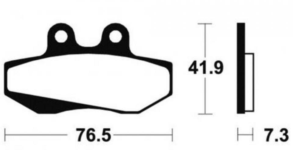 Plaquette de frein Générique pour Moto Derbi 50 GPR Neuf
