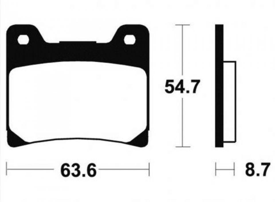 Plaquette de frein carbon Lorraine pour moto Yamaha 1200 Vmax 1993 - 2001 2283 Neuf