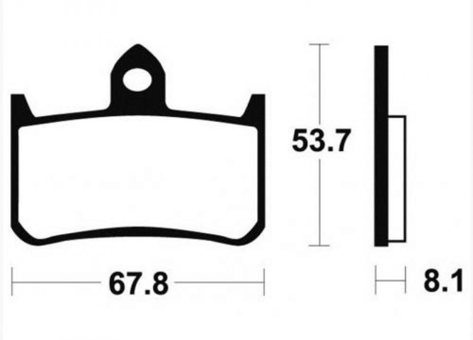 Plaquette de frein SEMC pour Moto Honda 900 CBR 1992 à 1997 HO34 Neuf