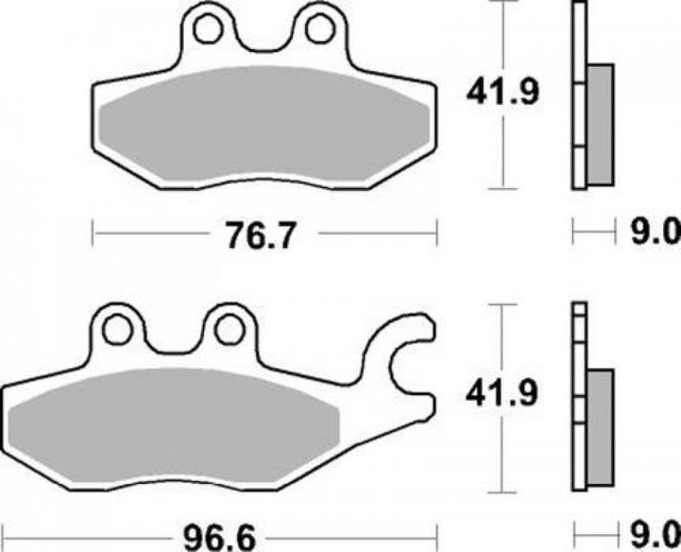 Plaquette de frein SBS pour scooter Piaggio 125 X9 2004 187MS Neuf