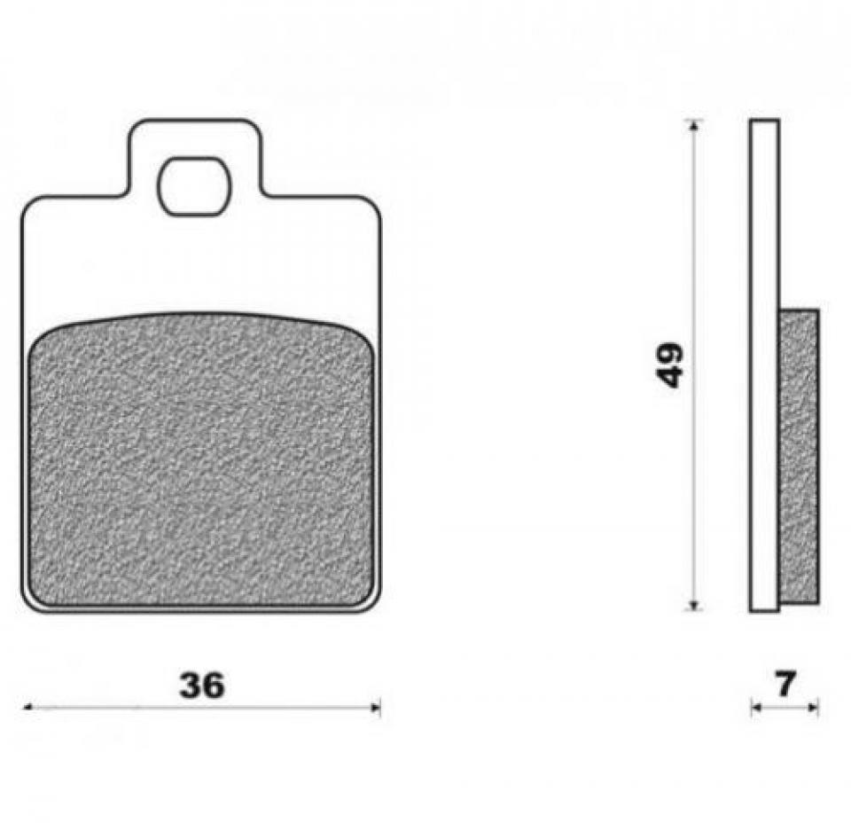 Plaquette de frein Sarkany pour scooter Gilera 50 Stalker Neuf