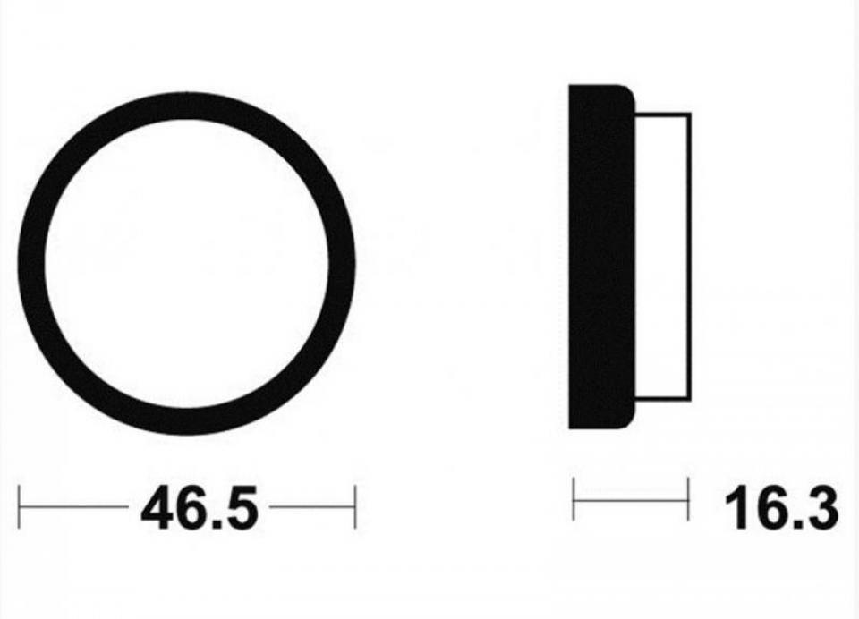 Plaquette de frein Bendix pour Quad ATV Yamaha 250 YFM 1989 1990 1991 MO76 Neuf