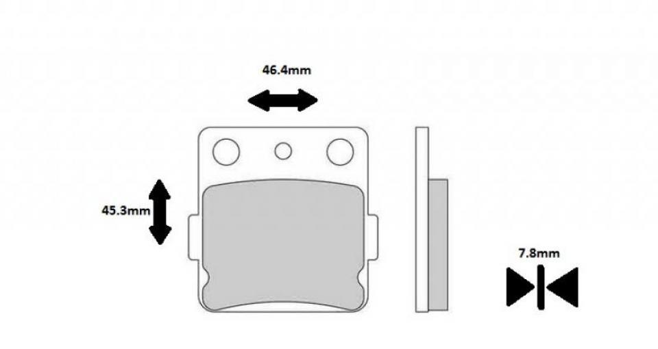 Plaquette de frein Galfer pour Moto Honda 150 CRF 2006 à 2013 G1397 Neuf