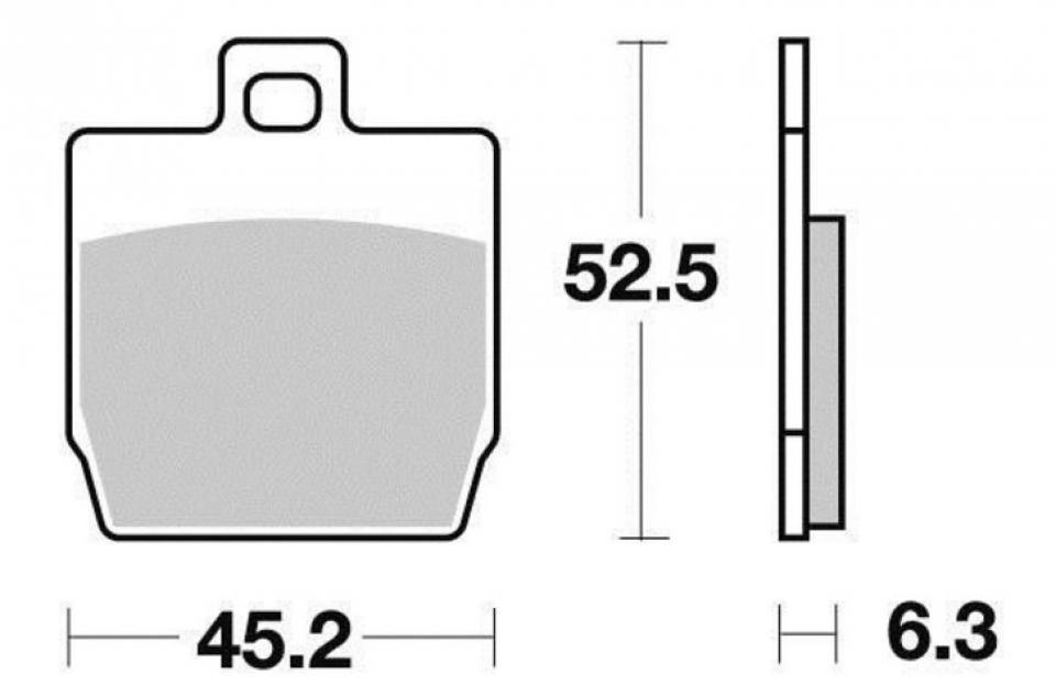 Plaquette de frein OEM pour Scooter MBK 50 Mach-G 2002 à 2015 Neuf