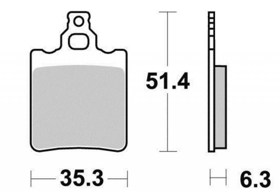 Plaquette de frein OEM pour Moto Chinois 50 motocycle Neuf