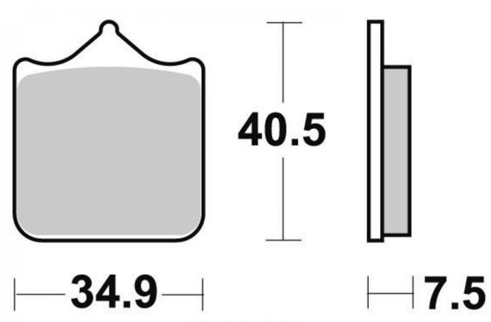 Plaquette de frein OEM pour Moto KTM 990 Super duke 2005 à 2013 Neuf