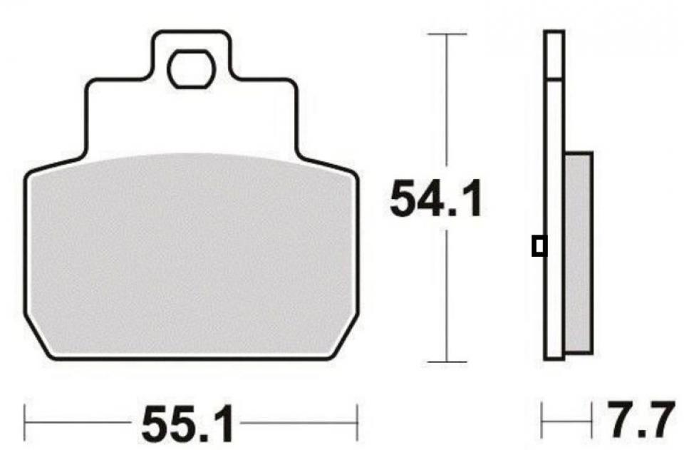 Plaquette de frein OEM pour scooter Piaggio 350 Beverly 2010-2016 Neuf