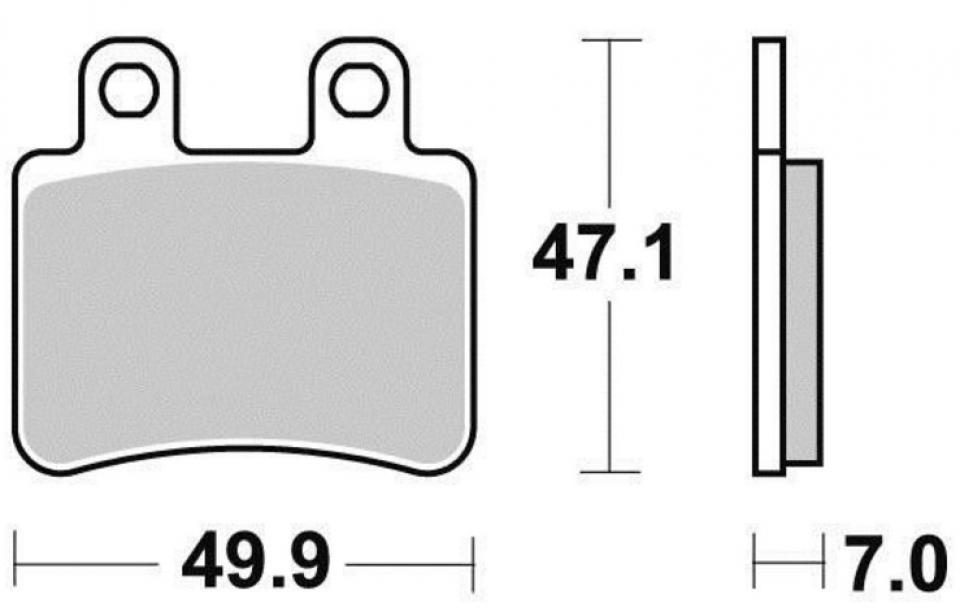 Plaquette de frein OEM pour Moto Derbi 125 Senda SM 2004 à 2009 Neuf