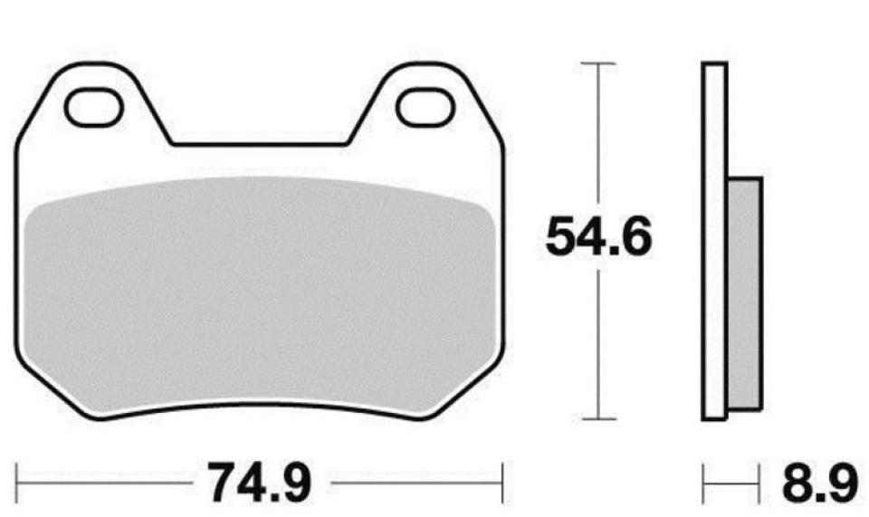 Plaquette de frein DP Brakes pour Moto BMW 1200 R CL 2003 à 2006 DP Brakes DP637 Neuf