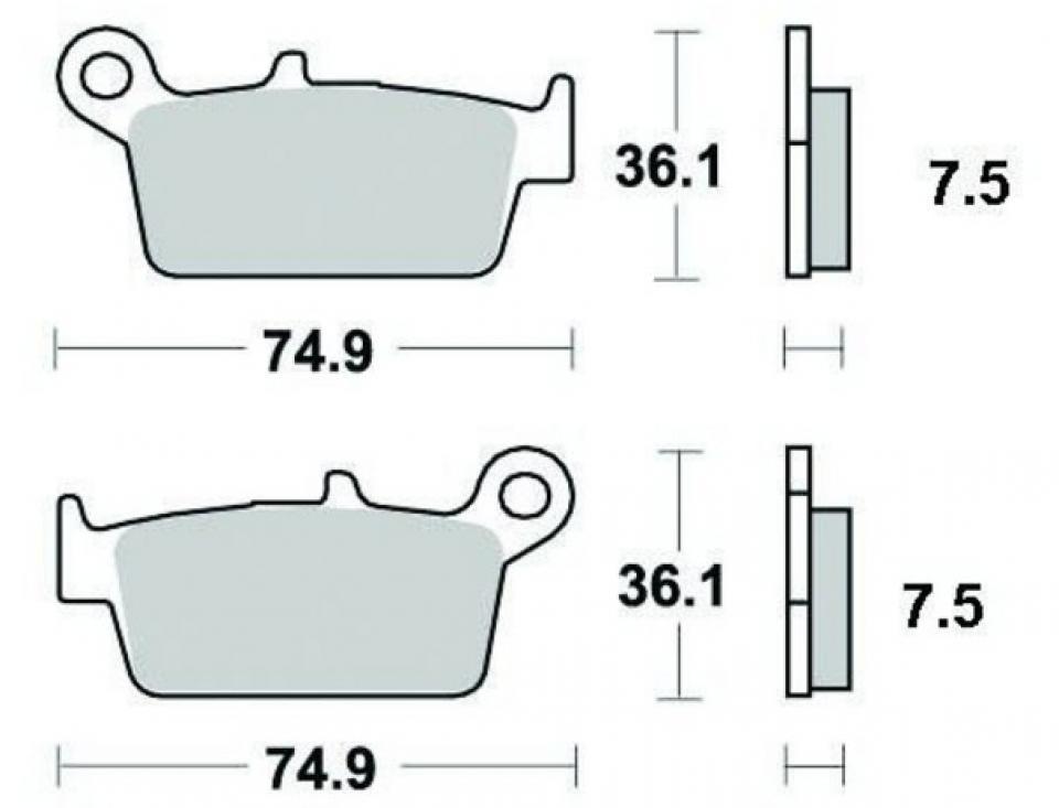 Plaquette de frein OEM pour scooter Honda 50 Lead 1994-1996 Neuf