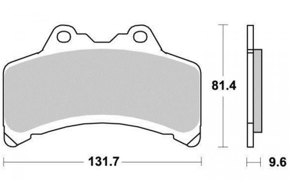 Plaquette de frein Mad pour Moto Yamaha 1000 GTS 1993 à 2000 Neuf